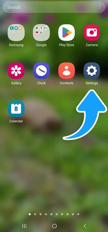 Step 1 - Open your device settings