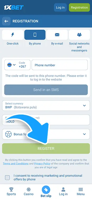 Step 6 - Submit the form