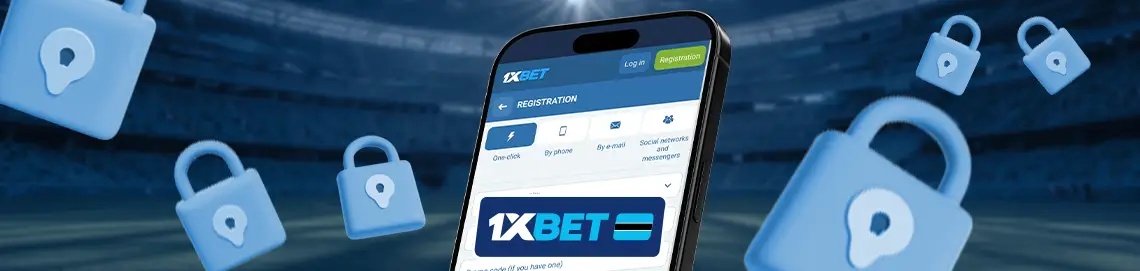 Registration in 1xBet app